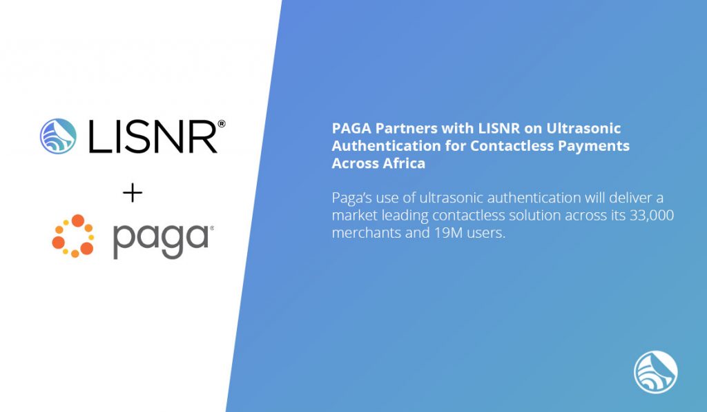 Paga and LISNR Partner for Contactless Payments